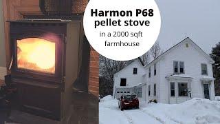 Can You Heat a 2000 sqft House With One Pellet Stove? Harman P68 Review