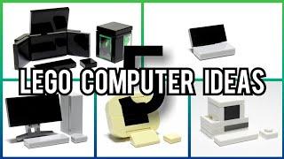 5 LEGO Computer Ideas #2  MOC Tutorial