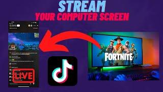 How to stream your computer screen on Tiktok no stream key needed