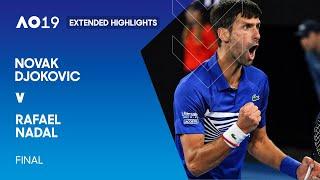 Rafael Nadal v Novak Djokovic Extended Highlights  Australian Open 2019 Final