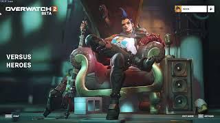 Overwatch 2  MAIN MENU SCREEN  junker queen