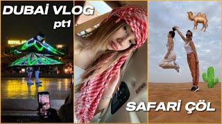 DUBAI VLOG SAFARIDE OFF ROAD GECE GÖSTERİLERI pt1 Destina Kaya