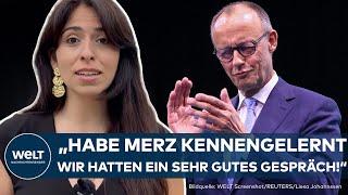 BLOW TO THE GREENS Melis Sekmen Switches to CDU Conversation with Merz Convinced Her