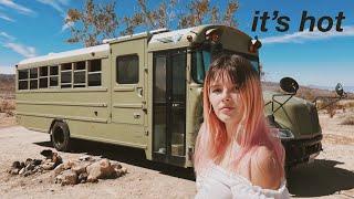 van life in the desert heat & mental health on the road