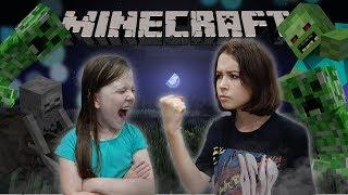 ИГРАЮ В Minecraft с МЛАДШЕЙ СЕСТРОЙ...