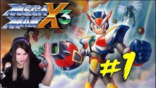 Mega Man X3 - Part 1 - All Mavericks and Upgrades - FIRST PLAYTHROUGH