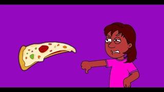 Dora hates Pizza and Spits it on the FloorGrounded