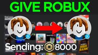 How To Give Robux To Friends On Roblox *Without Group* how to send a friend robux no group 2023