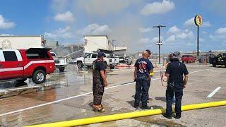 Fire at very first Buc-ees in Luling Texas