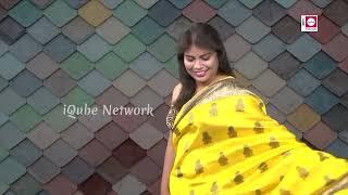 Model Sony Expression Video  How to Wear White Saree  Saree Draping Fashion  IQube