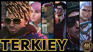 Tekken 8 REPLAY TerkieyTop-tier EDDY VS Confronts 5 Character 4K ULTRA HD 60FPS