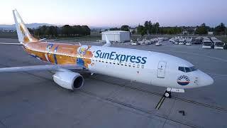 SunExpress Airlines  Aircraft that turns the holiday mood on