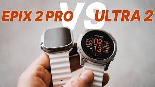 Garmin Epix 2 Pro не против Apple Watch Ultra 2  Гармин Эпикс Про или Эппл Ультра 2 - что выбрать?
