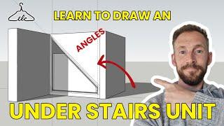 Under Stairs Storage  Designing a COLOSSAL Pull Out Drawer Using Sketch Up  Up To 100KG Load 