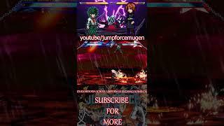 IZUKU MIDORYA SCHOOL UNIFORM VS KUGASAKI NOBARA V3 #anime #dragonballlegends #jumpforcemugen