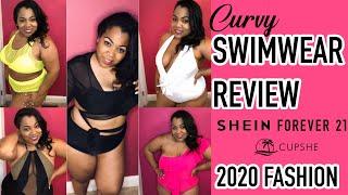 CURVY SWIMSUIT TRY-ON HAUL  Shein Forever 21 Cupshe