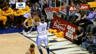 Chris Andersen Blocks Kyrie Irving & Does A Crazy Fastbreak Reverse Windmill vs Cavs March 7 2012