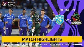 Highlights  Saint Lucia Kings vs. St Kitts and Nevis Patriots - Match Highlights