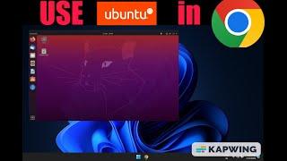 USE UBUNTU IN BROWSER  ONLINE