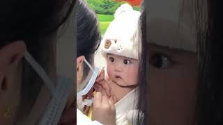 Cute baby injection for the first time   Cuteness overload