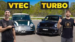 Old MINI Honda Powered vs New MINI Turbo