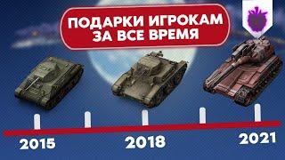 Какой был первый подарок в WoT Blitz?  История подарков Вот Блиц