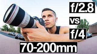 Canon 70-200mm f4l IS II VS f2.8l IS II USM   Which one is the best lens?