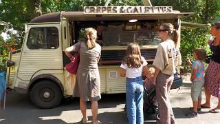 French Street Food Making in a Vintage Car  Street Food Berlin Germany