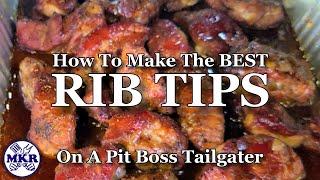 How to Make The Best RIB TIPS On A Pit Boss Tailgater Pellet Grill