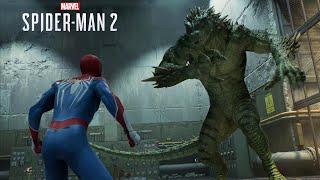 Peter Fights The Lizard With The Advanced Suit 2.0 - Marvel’s Spider-Man 2 4K 60fps