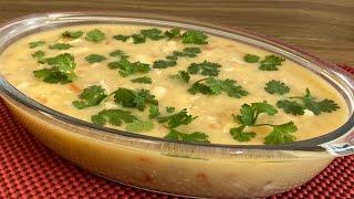 BOBÓ DE PEIXE COM BASTANTE LEITE DE COCO NO ALMOÇO DE DOMINGO DE PÁSCOA