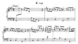 Scarlatti Keyboard Sonata in F# minor K.142