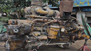 Komatsu Dozer Engine Seized Due to Dirt Complete Restoration by Expert Mechanic   Pakistan