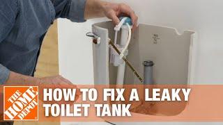 How to Fix a Leaky Toilet  How to Stop a Running Toilet Tank  The Home Depot