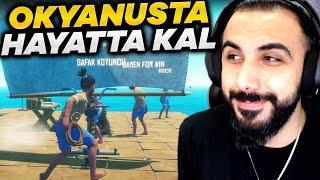 EKİPLE OKYANUSTA HAYATTA KALMAYA ÇALIŞIYORUZ RAFT Bölüm 1  Barış Can