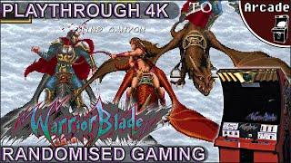 Warrior Blade Rastan Saga Episode III - Arcade - Intro & Playthrough with all 14 stages 4K60