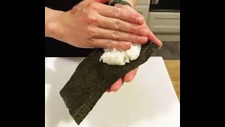 How to make Hand roll sushi  Temaki sushi