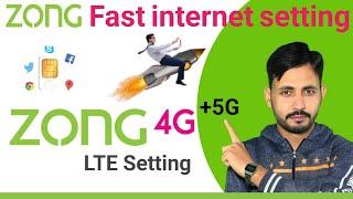 Zong Internet Setting  Zong 4g Internet Setting  Zong APN Setting  Internet Fast Setting