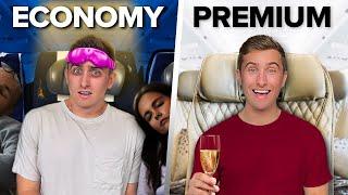 Worlds Best Economy vs Premium Airplane Seat