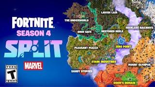 Fortnite Chapter 5 Season 4  Map Reveal