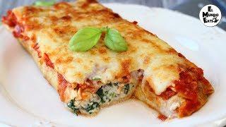 Ricotta and Spinach Crepe Cannelloni