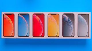 All iPhone XR Colors Unboxing + Comparison