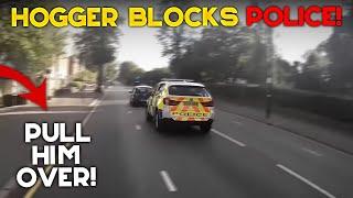 UNBELIEVABLE UK DASH CAMERAS  Thug Slammed By Police For Hogging Brake Check Phone Driver #154