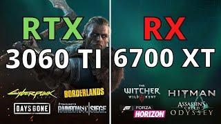 RTX 3060 TI VS RX 6700 XT - TEST IN 1080p 1440p