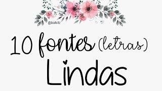 Fontes  letras  Lindas que você tem que ter  Bia Feltz