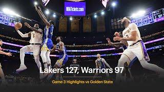 Lakers 127 Warriors 97 - Lakers Take 2-1 Lead  2023 NBA Playoffs