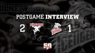 Postgame-Interview Kölner Haie – Nürnberg Ice Tigers 21  29.01.2023