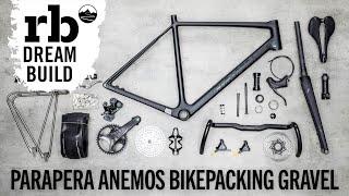 Dreambuild Parapera Anemos I Carbon Gravelbike I Titanium Gear Rack I Bikepacking I Campagnolo Ekar