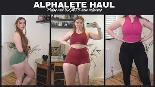 ALPHALETE TRY ON HAUL  PULSE AND ELMTS NEW RELEASES  honest review  Lois fit