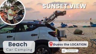 Beachside Car Camping & Sunset View Not Solo  ಕನ್ನಡದ ಮೊದಲ campervan vlogger Ft.Swathi R #camping